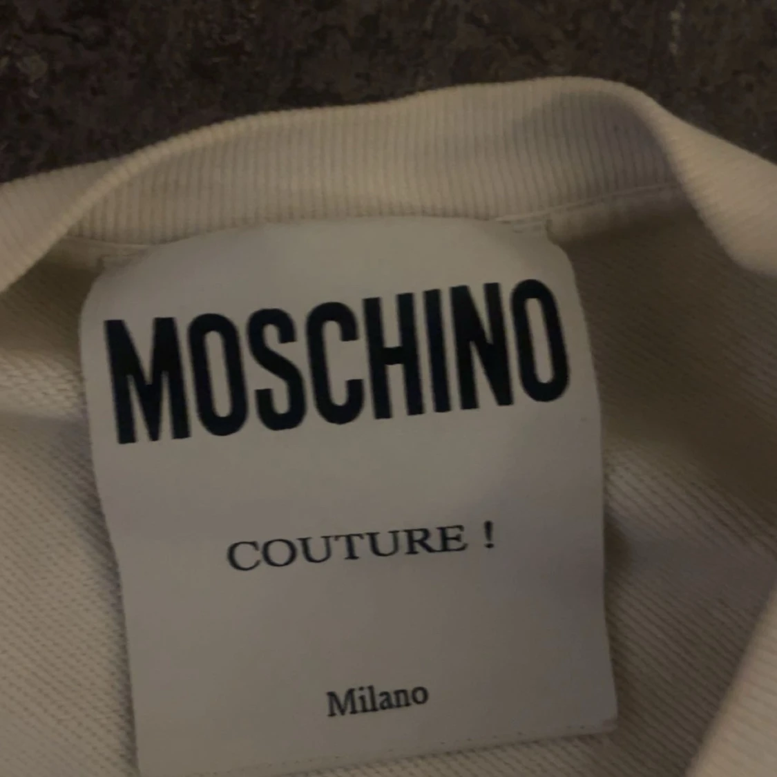 Vit sweatshirt från Moschino Couture - 1