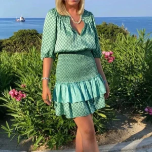 Världens finaste klänning från Sandro helt slutsåld - Säljer min absoluta favoritklänning från Sandro. Storlek 36 men resår så passar större mindre med. Helt fantastiskt fin! Går inte att få tag på längre