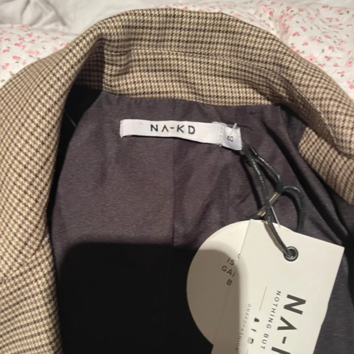 Rutig blazer / kostym  - 4