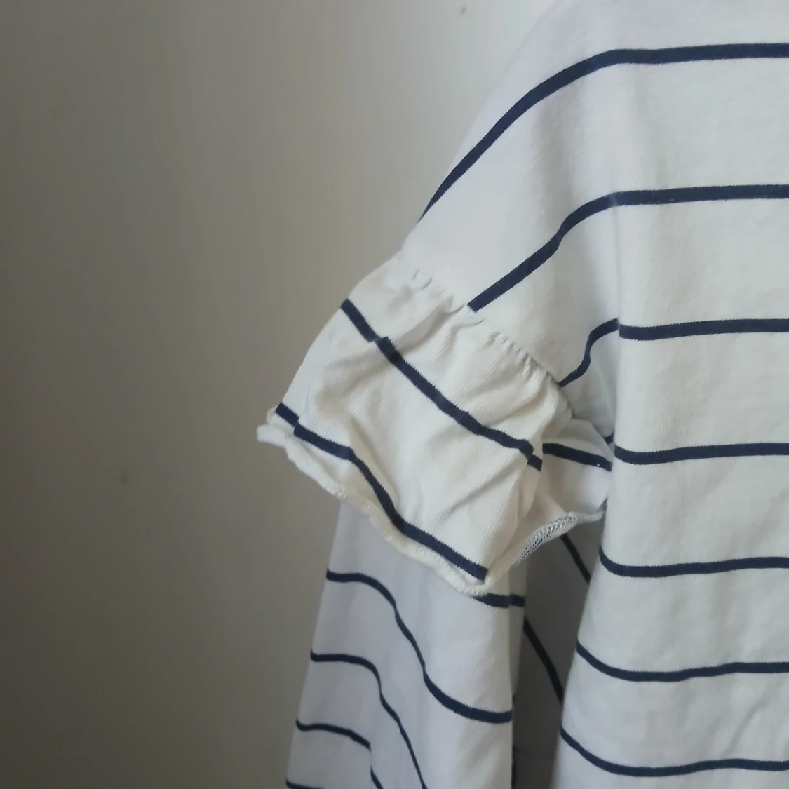 Vit randig långärmad tröja Lindex - 2