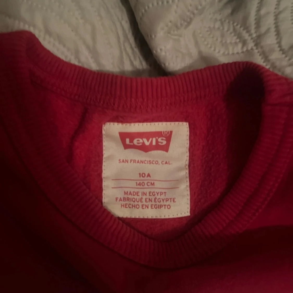 Röd sweatshirt från Levi's - 1
