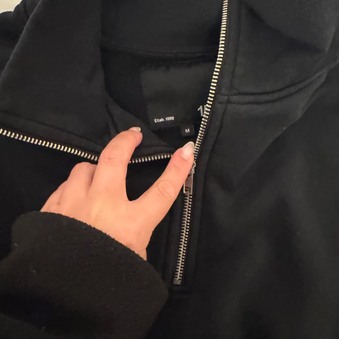 Svart halvzip sweatshirt från lager 157 - 1