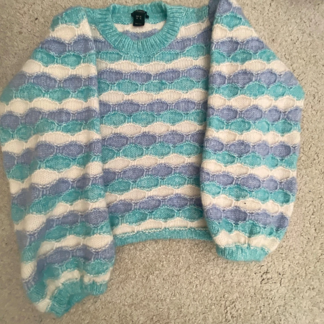 randig stickad tröja Lindex  - 2