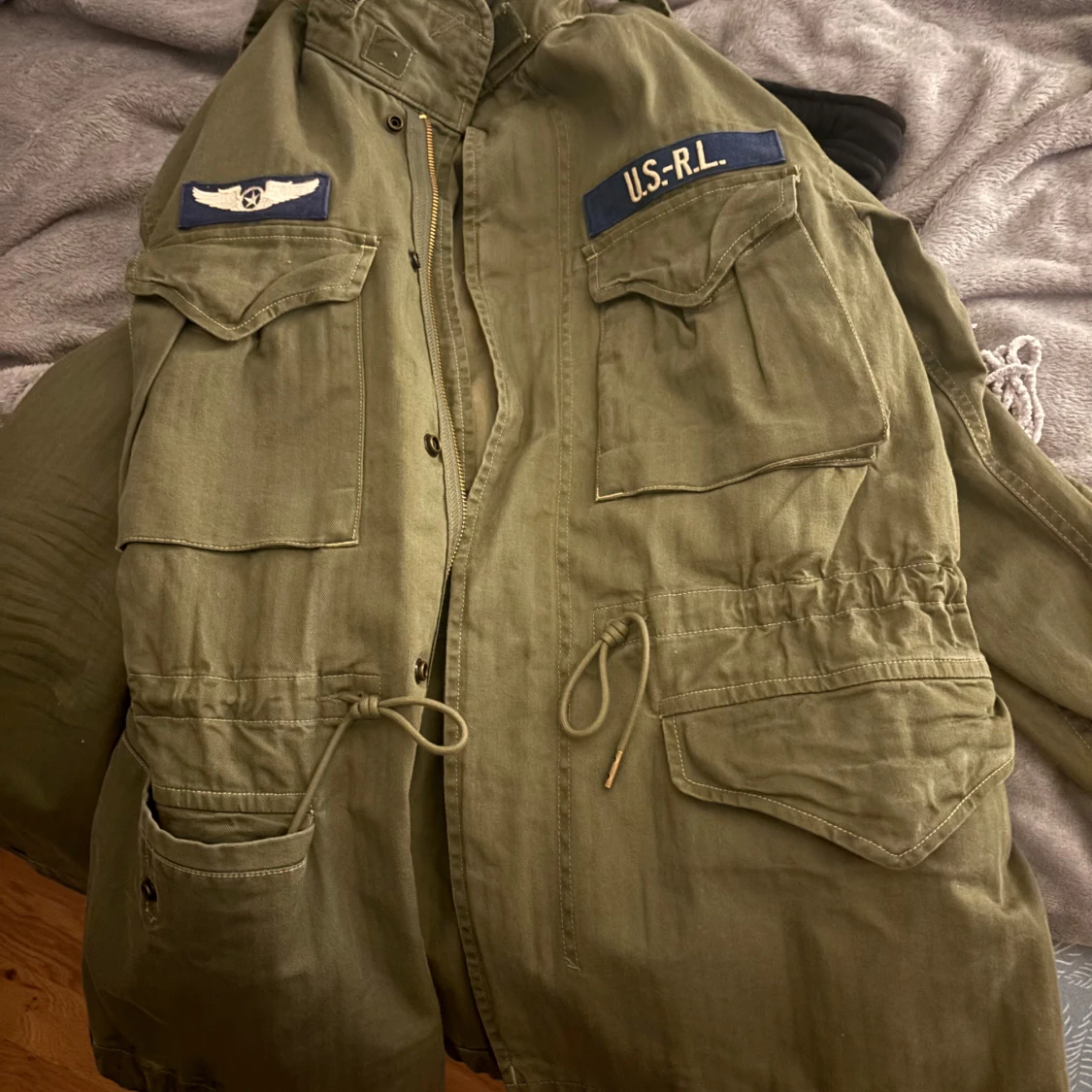 Olivgrön M65 combatjacka Polo Ralph Lauren - 4