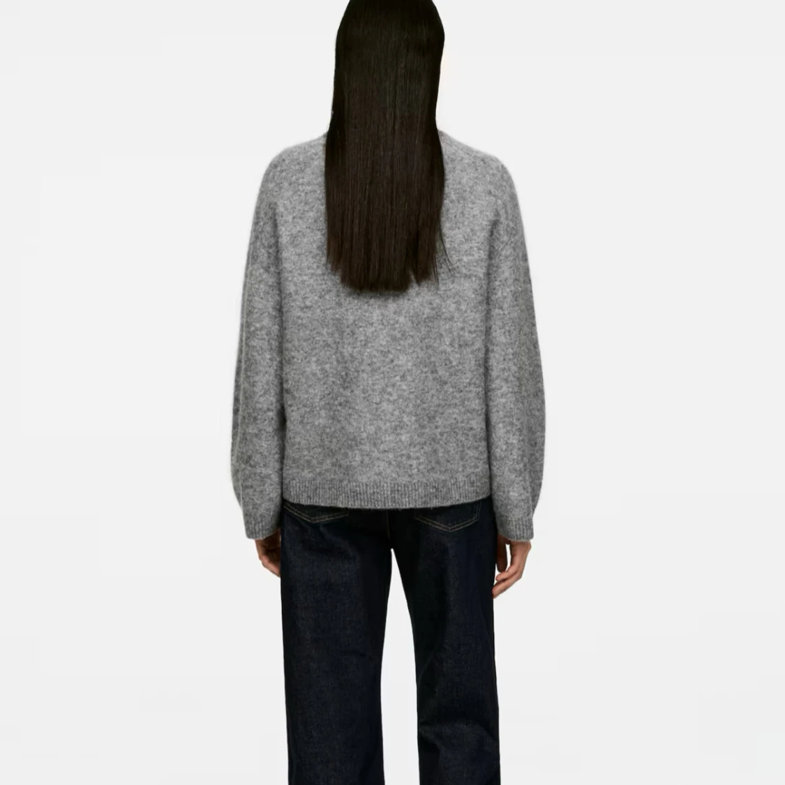 Grå stickad tröja från & hm - 2