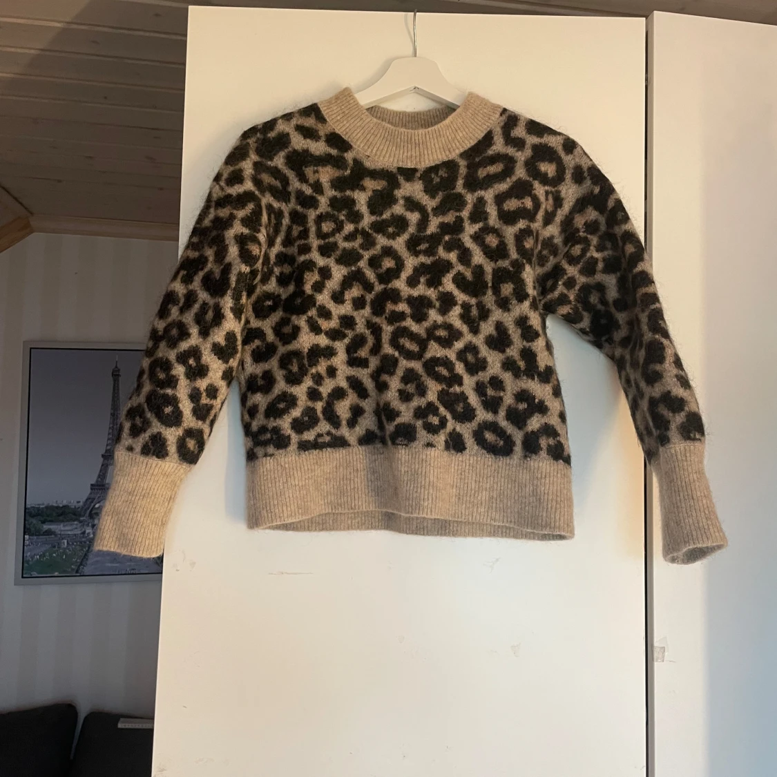 Leopardmönstrad stickad tröja Stories - 1