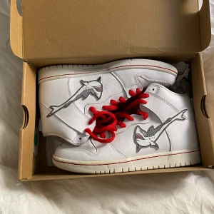 Nike x oski SB dunk pro high - Säljer min killes skor, helt nya endast testade, pris kan diskuteras. Möts i Stockholm eller fraktar, skriv ifall du har frågor!