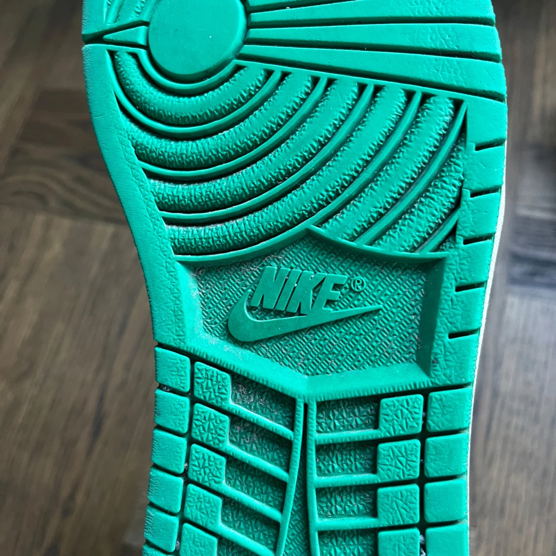 Nike Air Jordan 1 Low vit/grön - 4