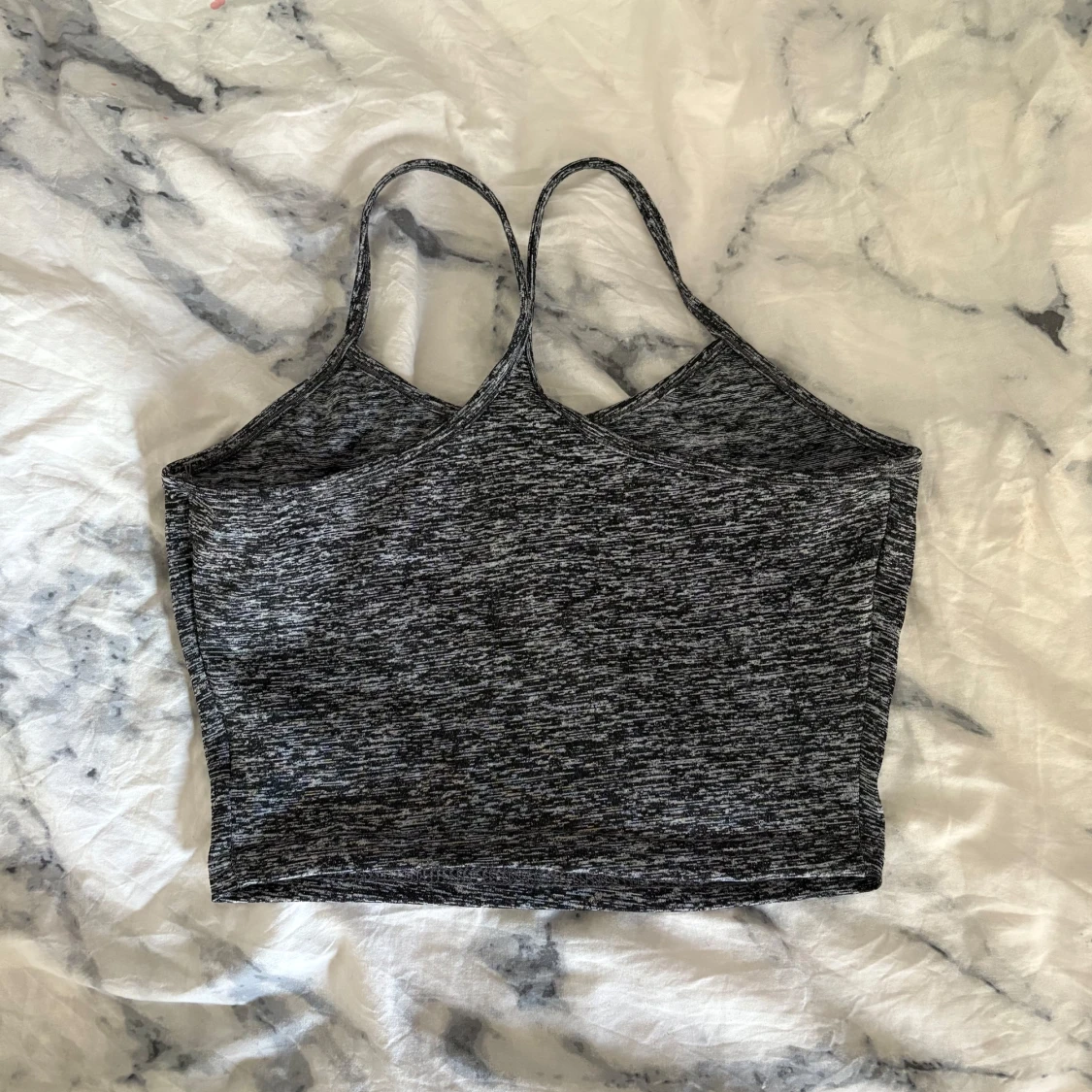 Gråmelerad träningslinne från SHEIN - 1