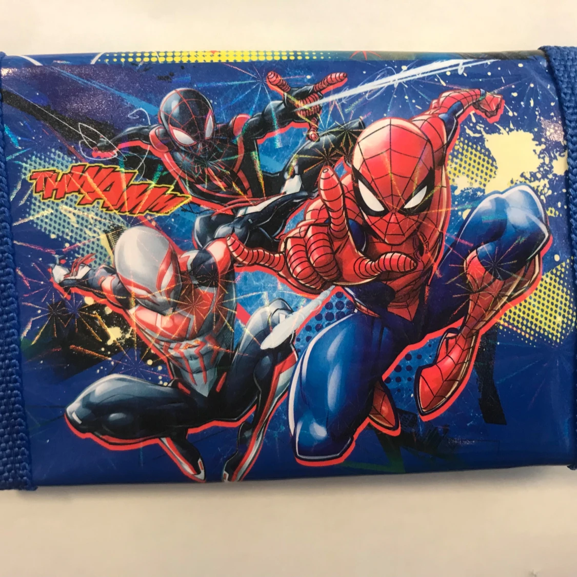 Blå plånbok med Spiderman-motiv - 1