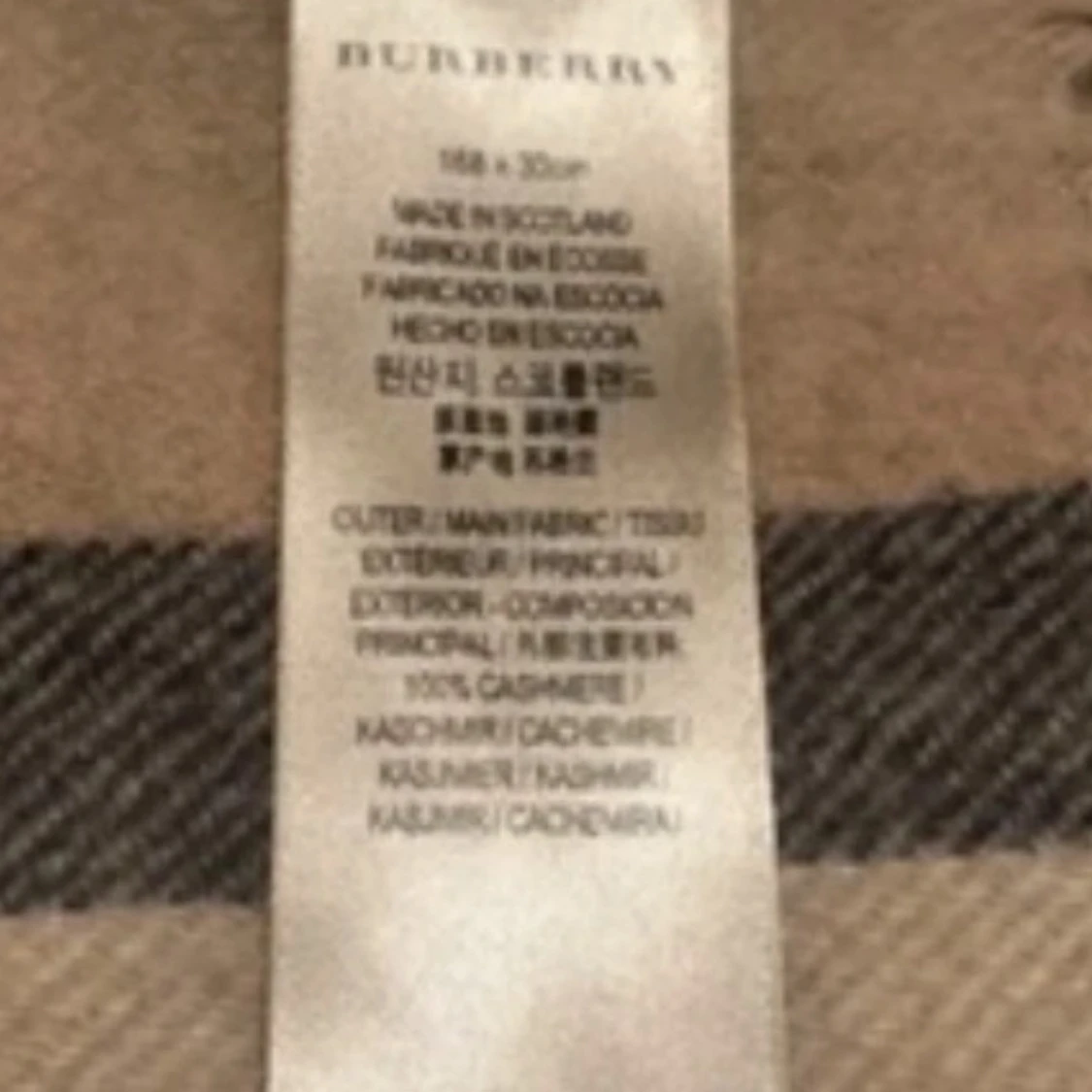 Grå hoodie från Burberry - 1