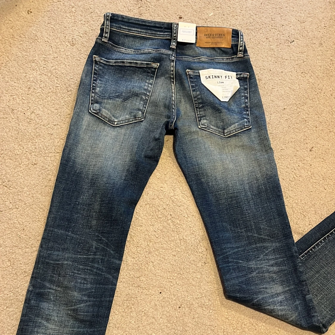 Blå skinny jeans från Jack & Jones - 3