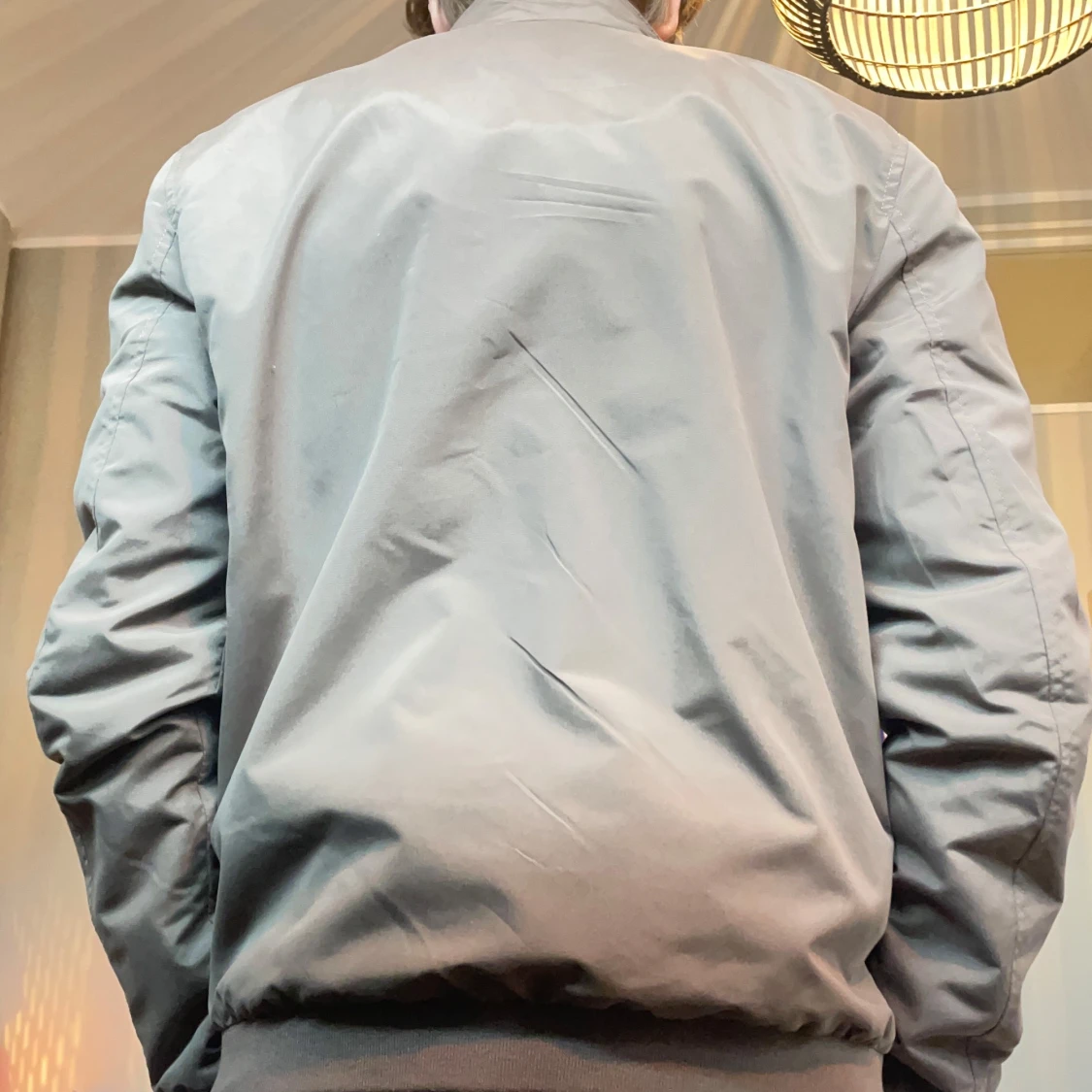 Beige bomber jacka - 1