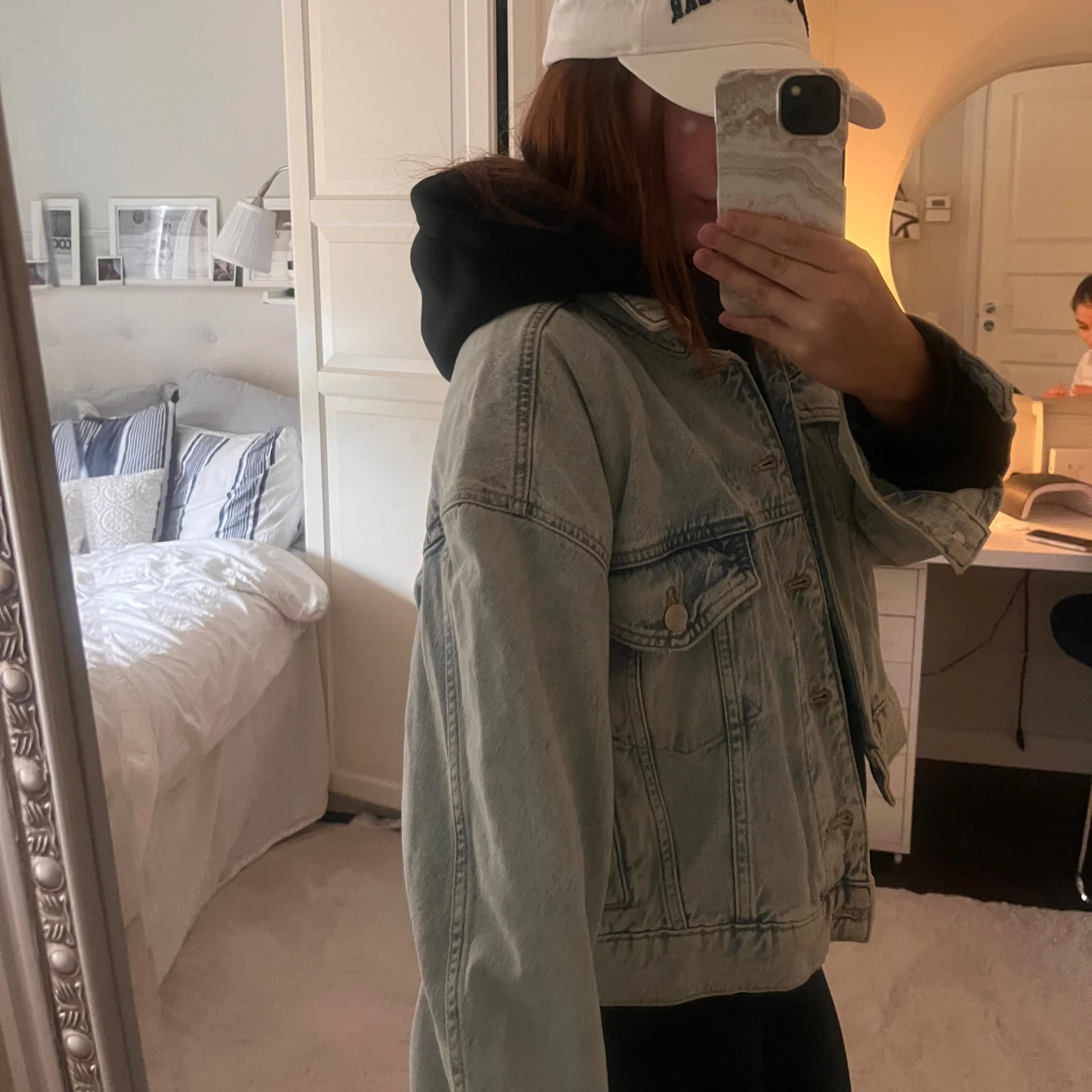 Ljusblå jeansjacka Bikbok - 1