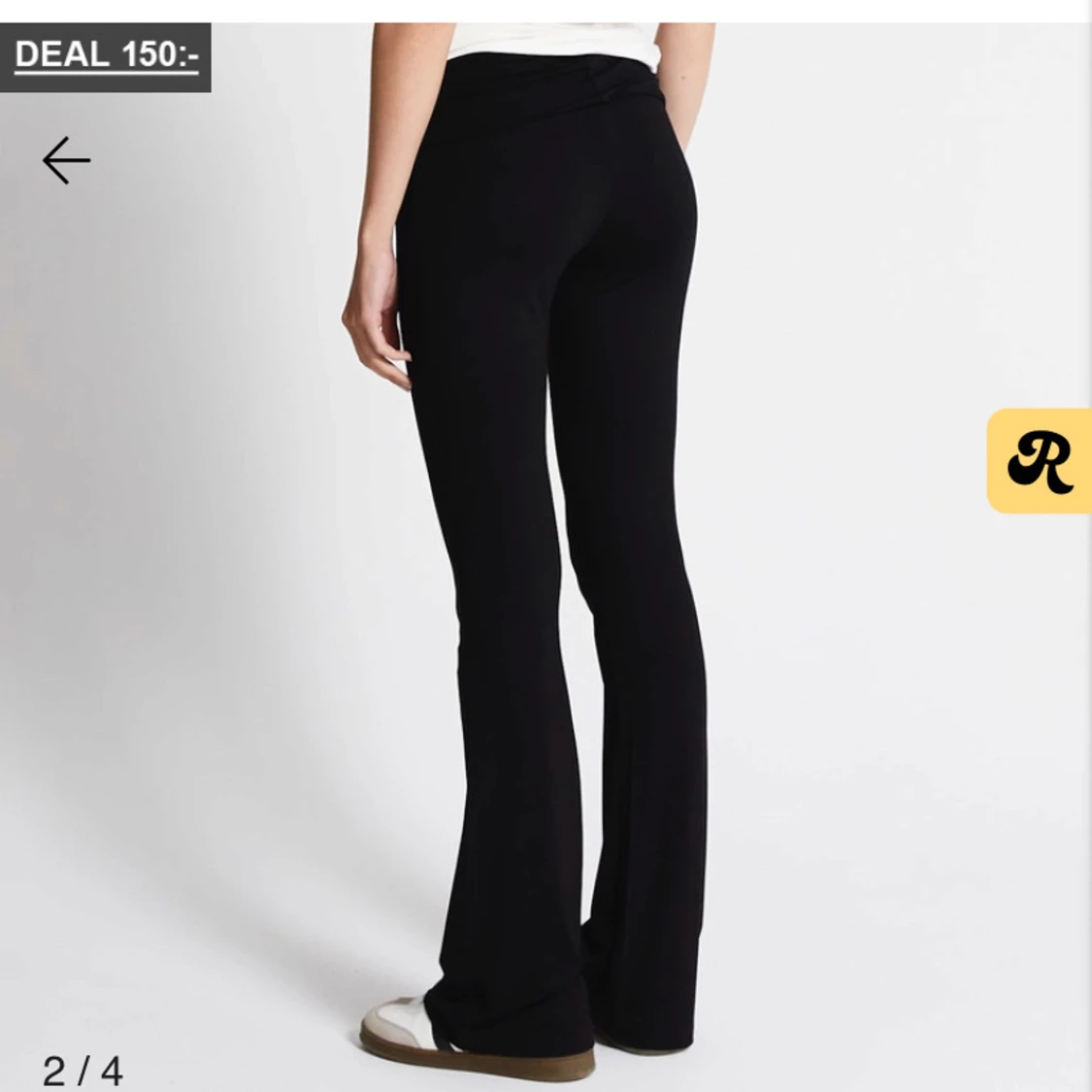 Svarta yogapants xs lager 157 - 1