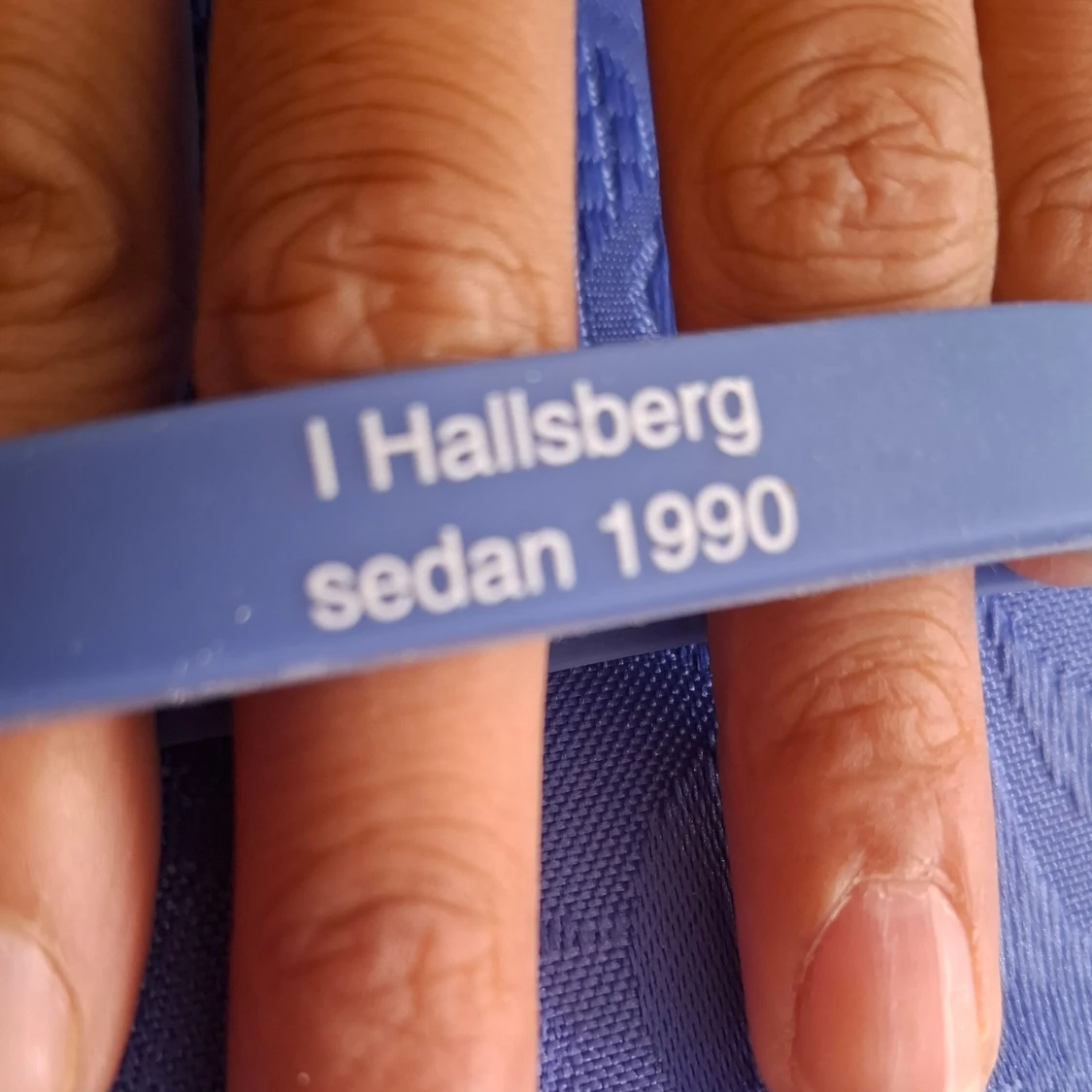 Blått silikonarmband Transtenscupen - 2