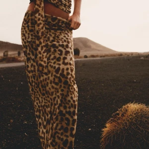 Långkjol leopard  - SÅ fin leopard kjol från Zara! Helt oanvänd! Den är i strl S och sitter så fint på! Nypris 260kr, men säljer för 210🩷