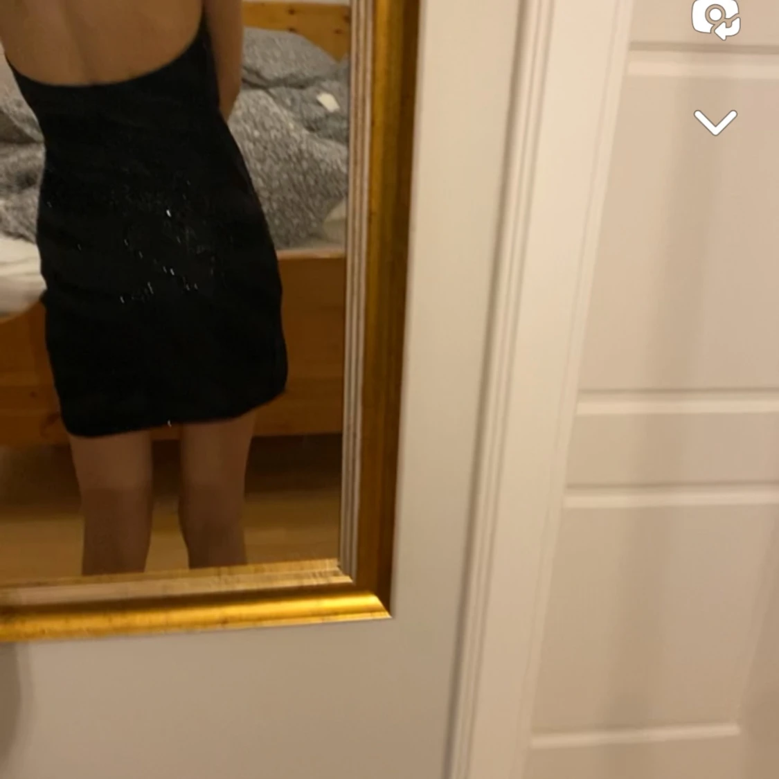 Glittrig zebra halterneck klänning - 91