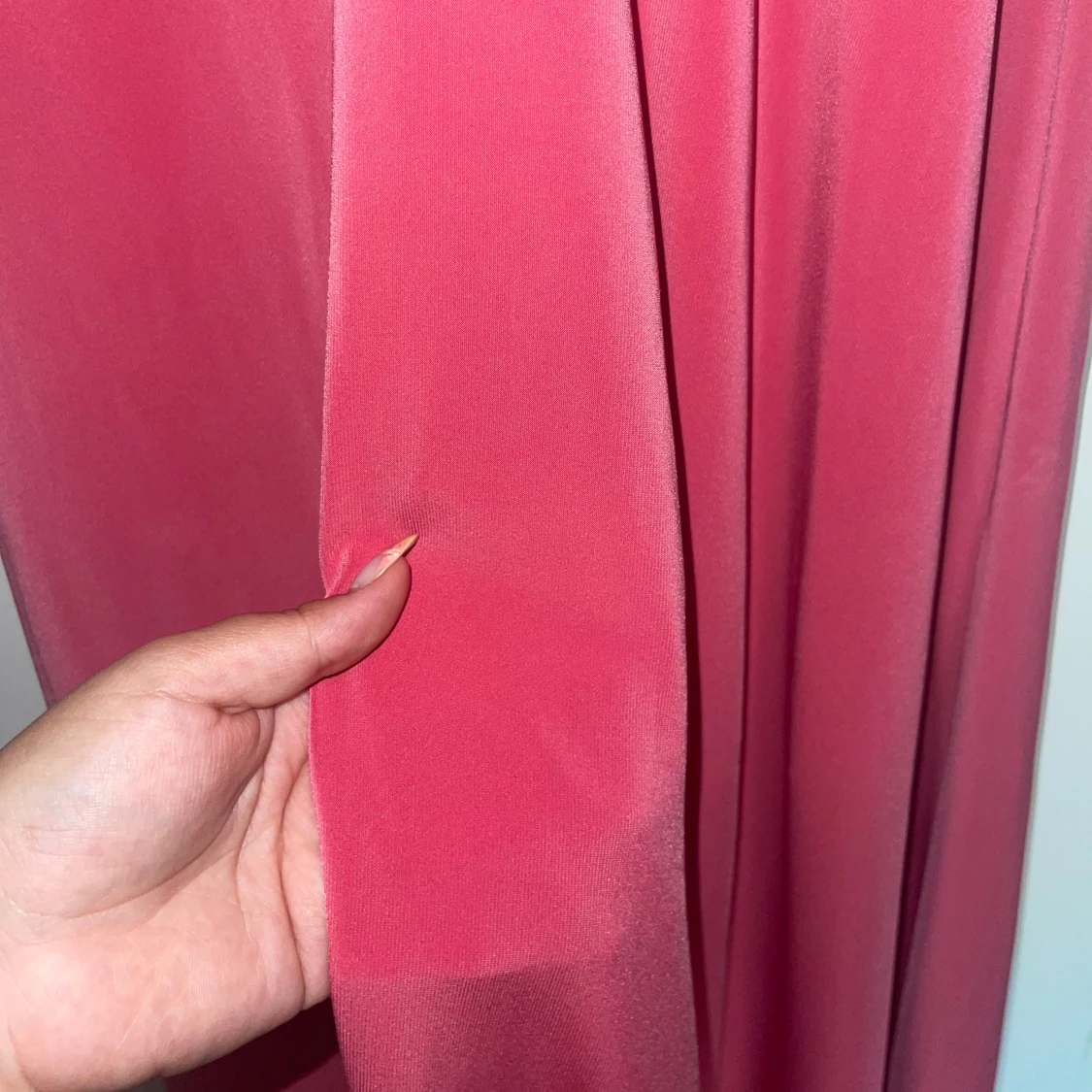 Rosa långklänning - 92