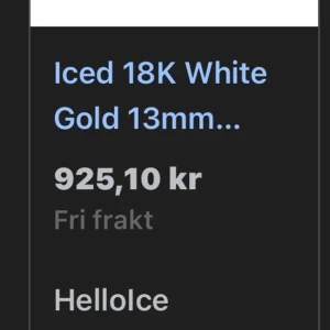 Hellolce kedja - Har inte kommit till användning så den är helt nyskick, inget og medkommer