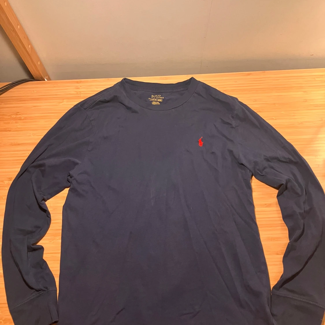 Mörkblå långärmad tröja från Ralph Lauren