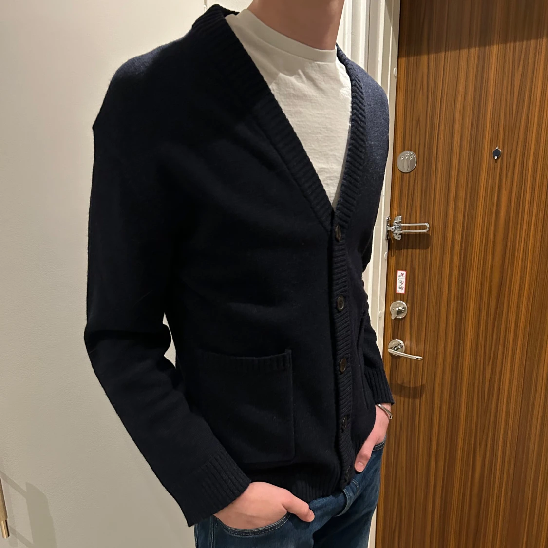 Mörkblå kofta från Lindbergh