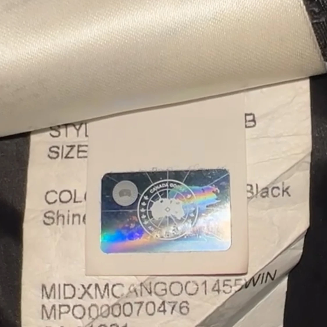 Canda goose black label - 93