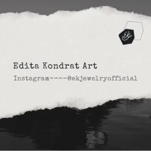 Originella handgjorda smycken 🦋 - Originella handgjorda smycken som passar till vardag 🖤Du kan stå ut från mängden!!!  För mig betyder kreativitet frihet-Edita Kondrat🤗
