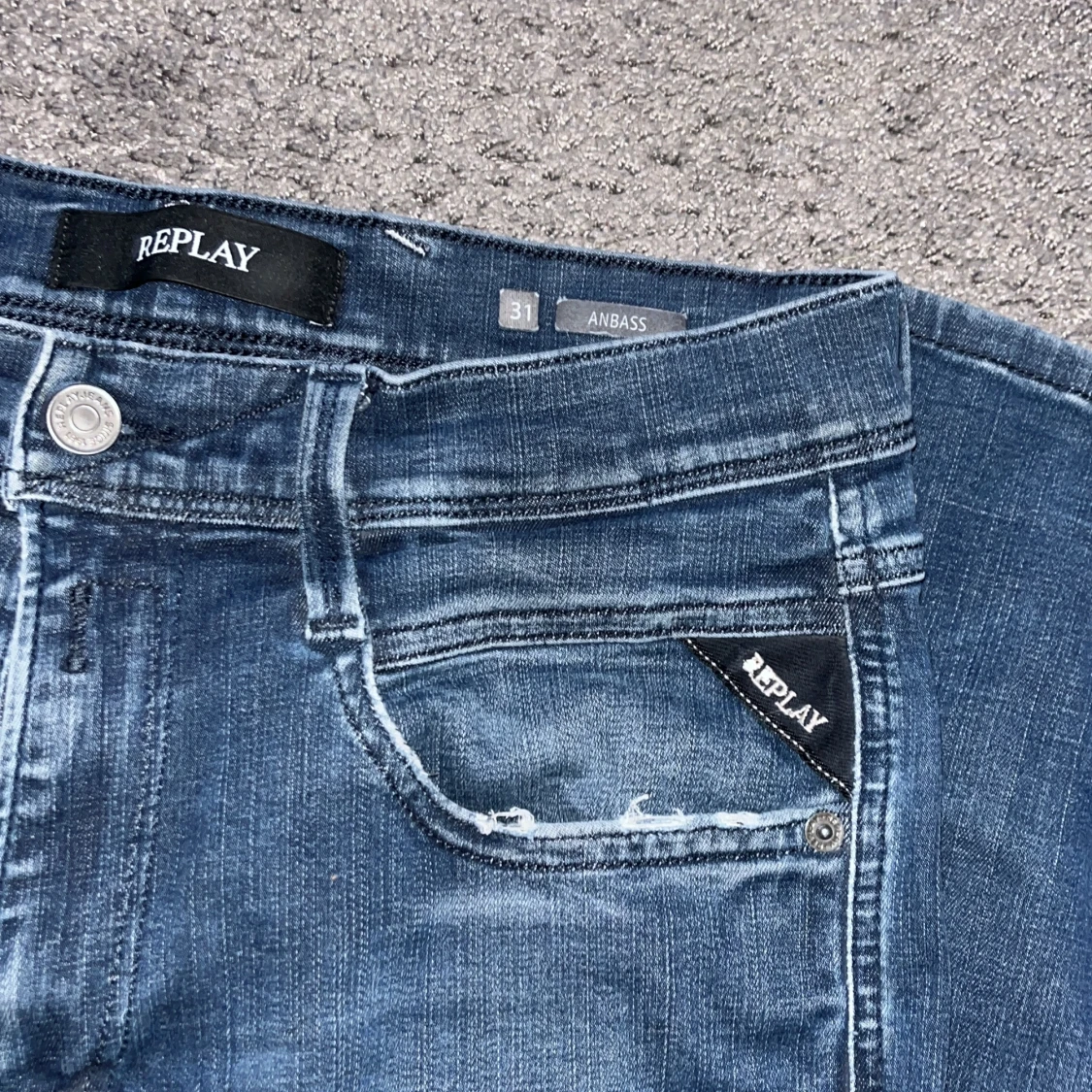 Blå jeans från Replay - 92