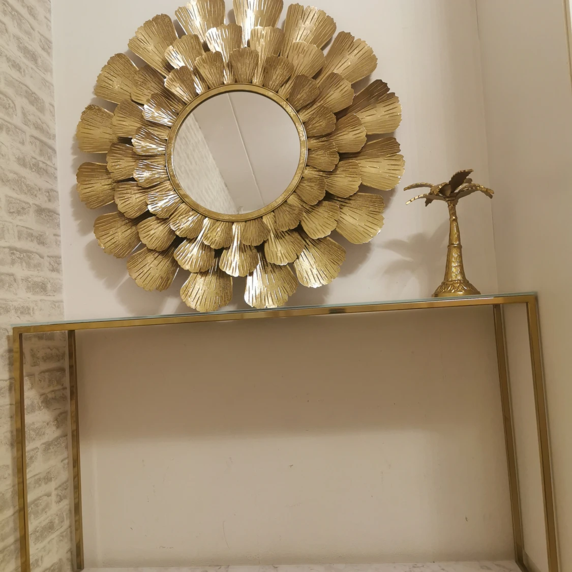 Spegel & avlastningsbord - 90