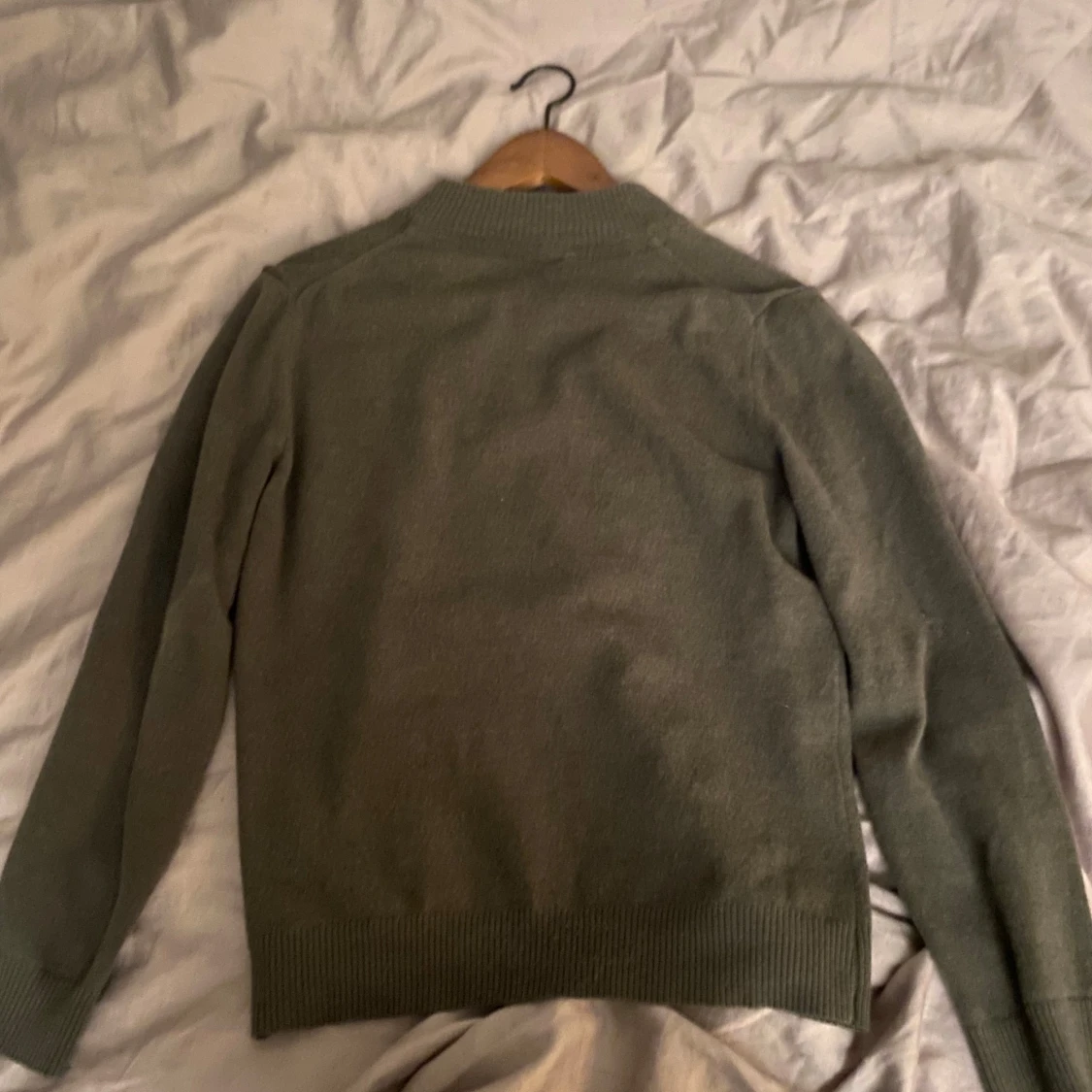 Grön stenströms halfzip  - 90