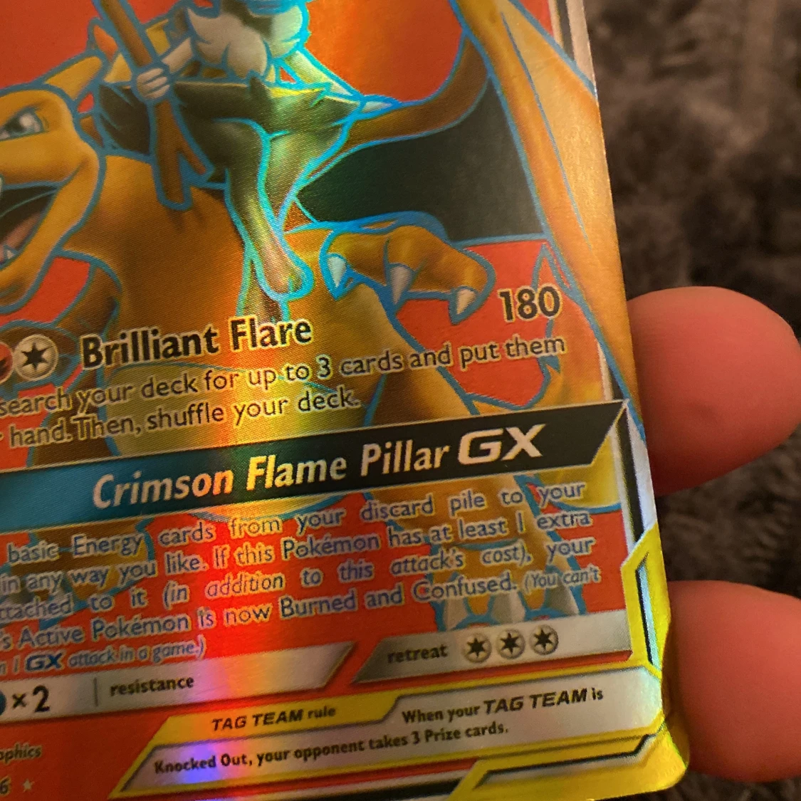 Charizard & Braixen GX Pokémon-kort - 91