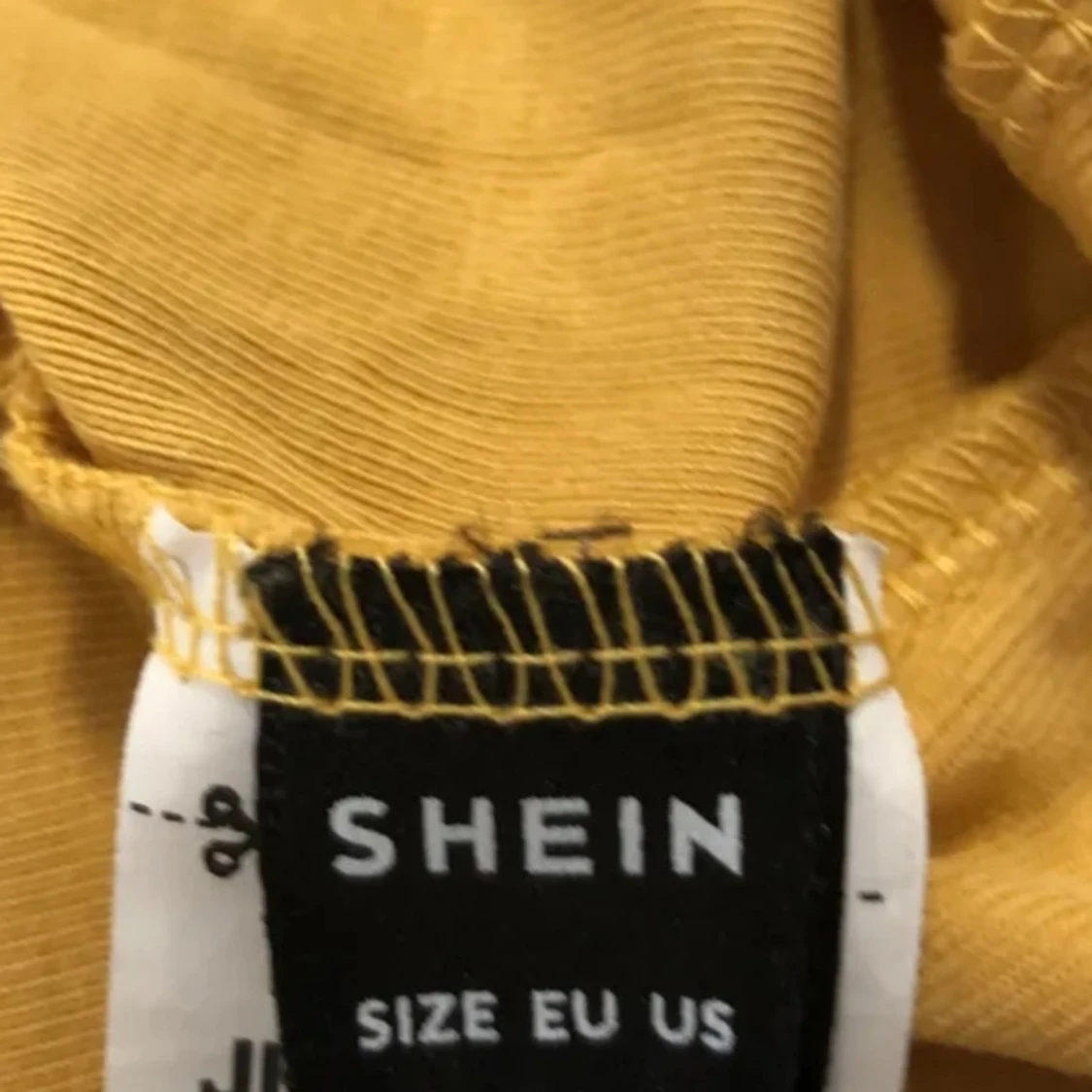 Gul klänning från Shein strl S - 3