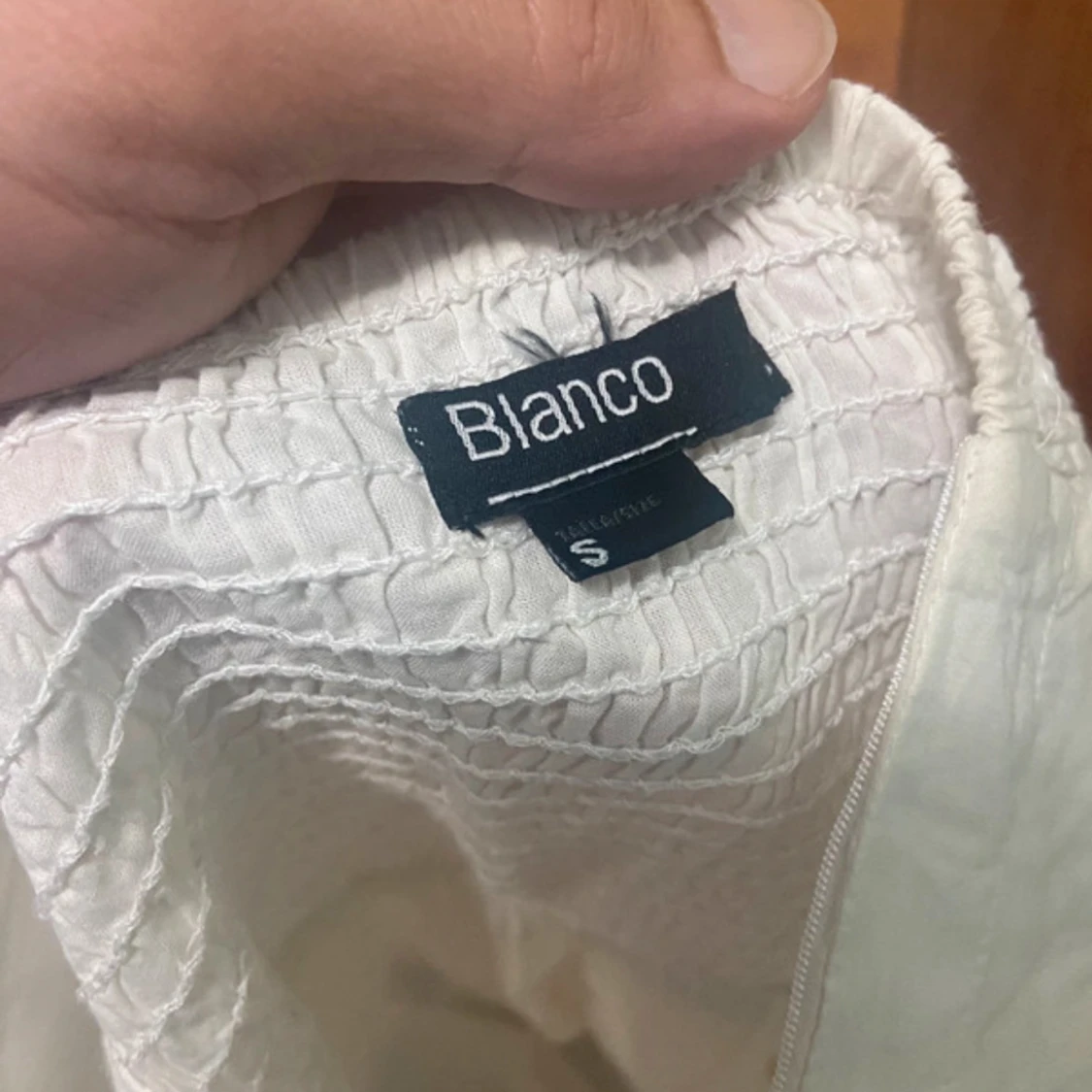 Vit studentklänning från Blanco - 1