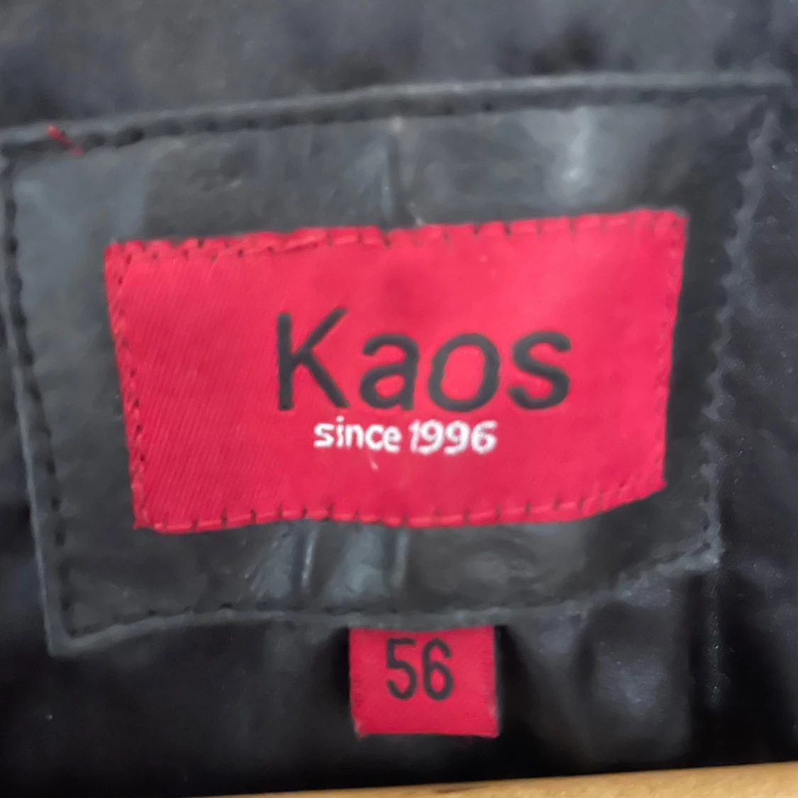 Svart skinnjacka från Kaos - 2