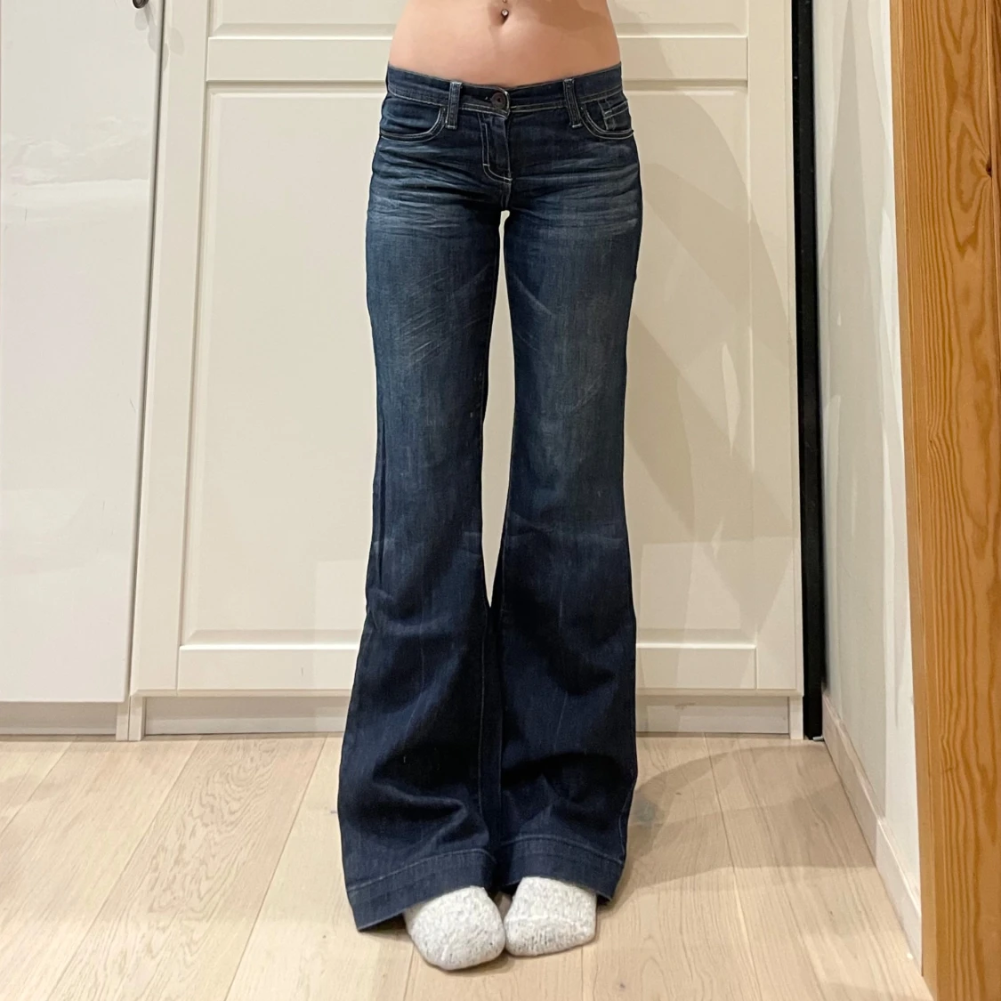 Lågmidjade bootcut jeans🤩 - 1