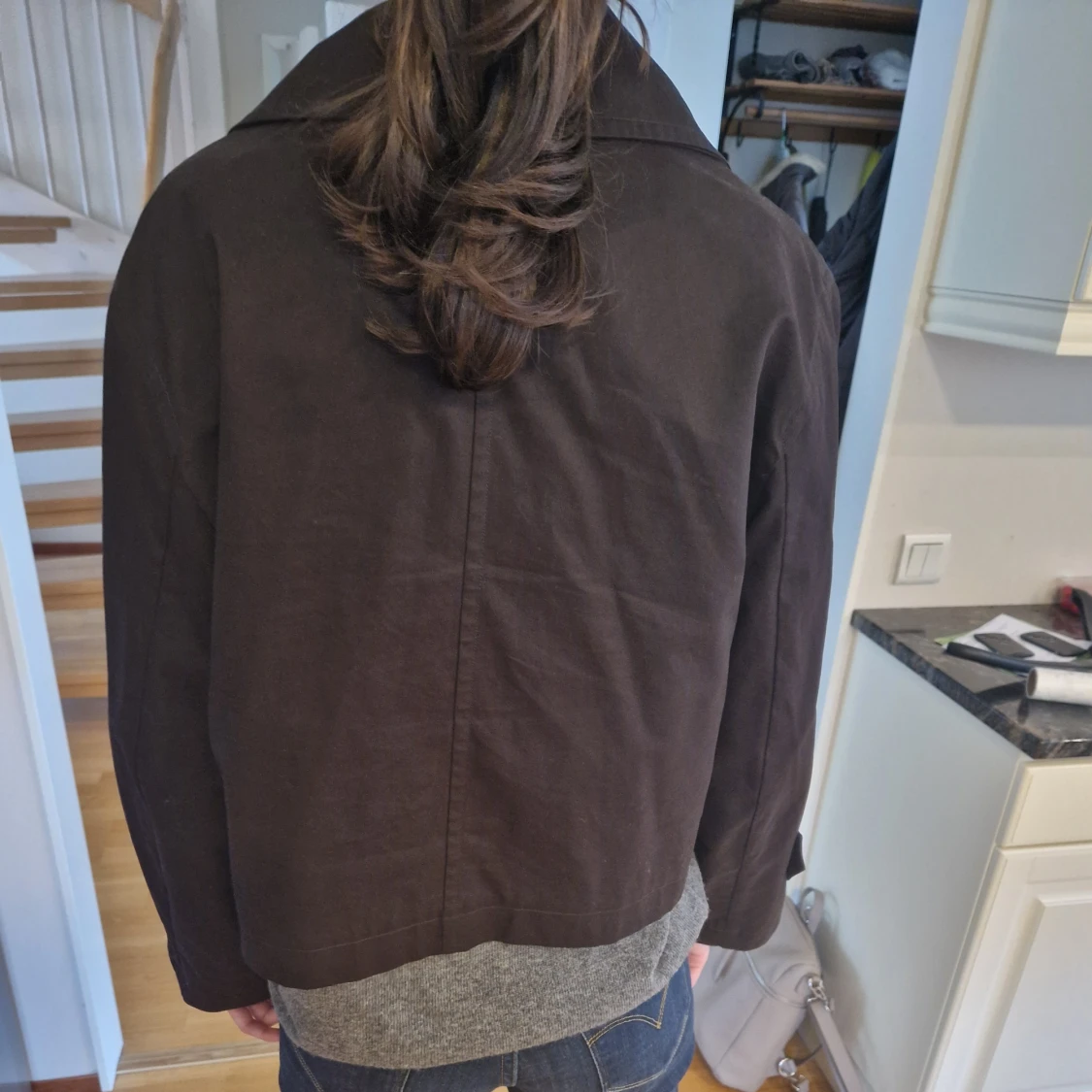 Brun kort kappa från Massimo Dutti - 92