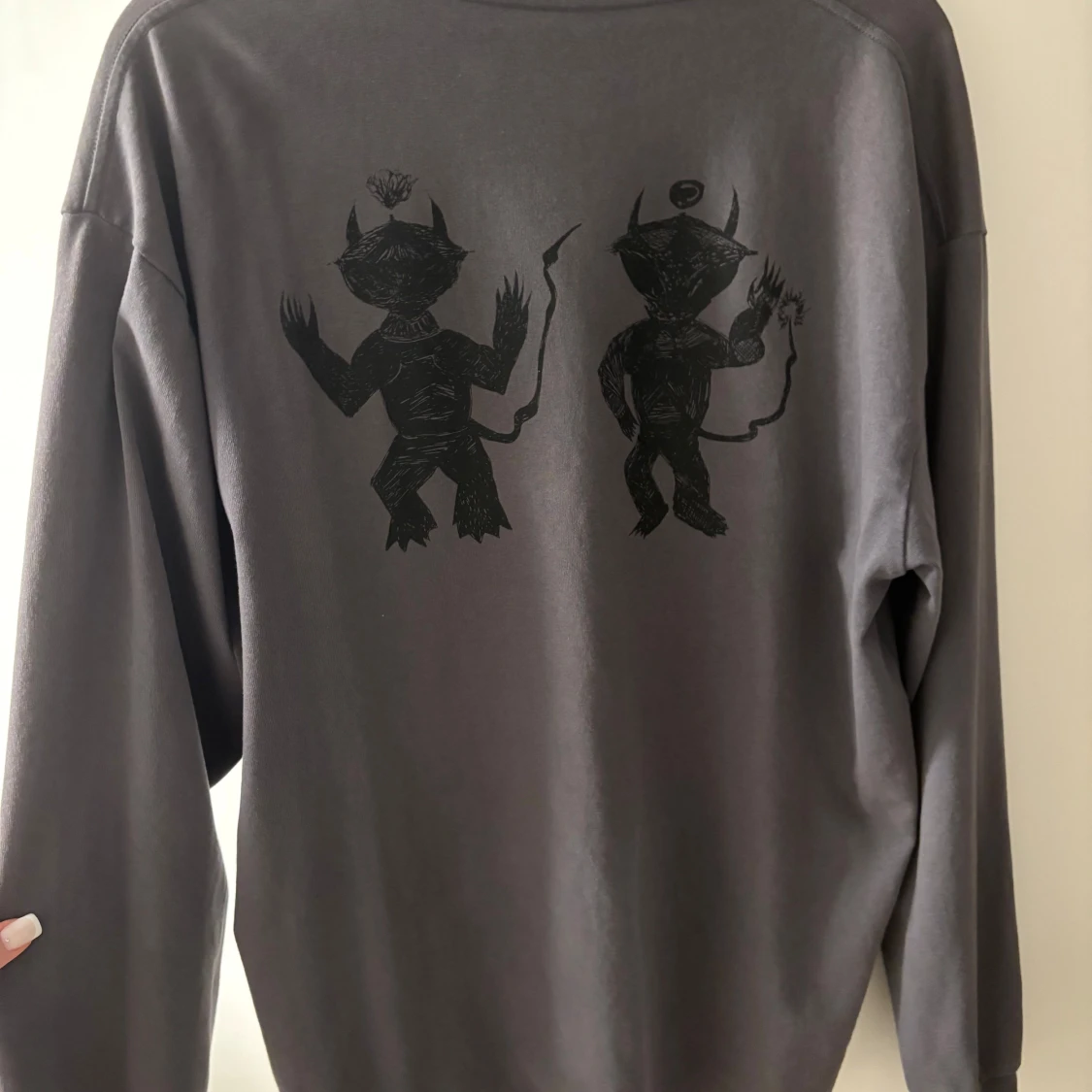 Grå long sleeve polar skate co - 90