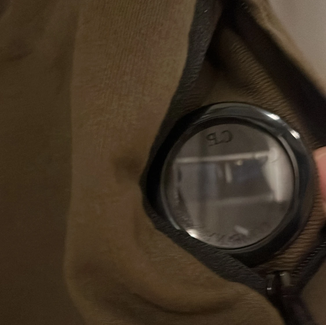 Olivgrön hoodie från C.P. Company - 4