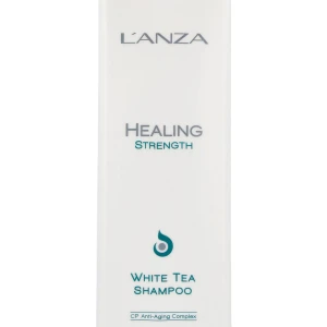 L'ANZA Healing Strength White Tea Shampoo 1 liter - 1liter, endast använt en pump.L'ANZA Healing Strength White Tea Shampoo med CP Anti-Aging Complex. Denna schampoformel är designad för att stärka och skydda håret med hjälp av vitt te-extrakt. Perfekt för att ge håret en frisk och ungdomlig glans.