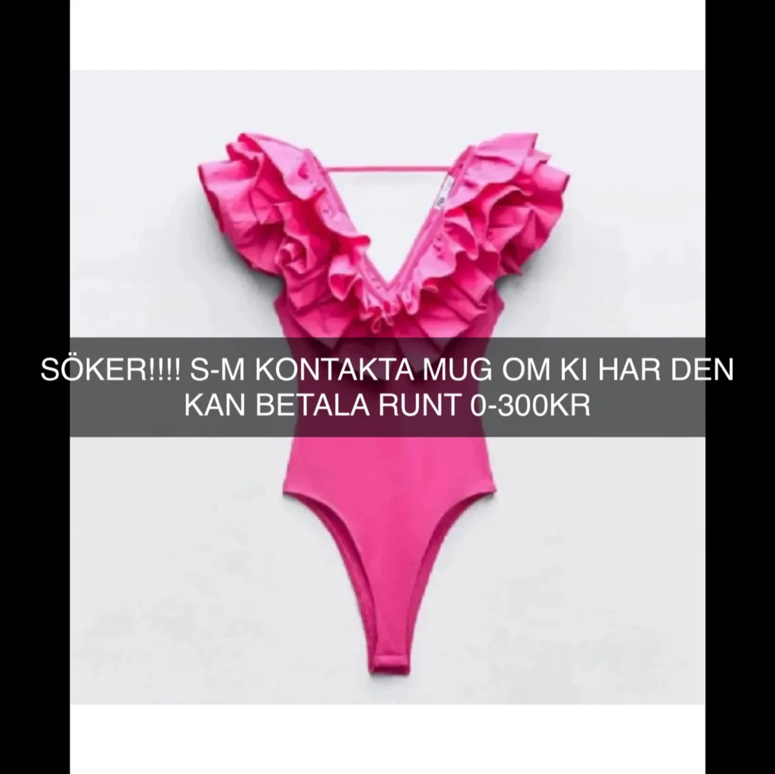 SÖKERRR!! Rosa body från zara