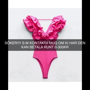 SÖKERRR!! Rosa body från zara - KONTAKTA MIG ON DU SÄLJER EN SÅN!!