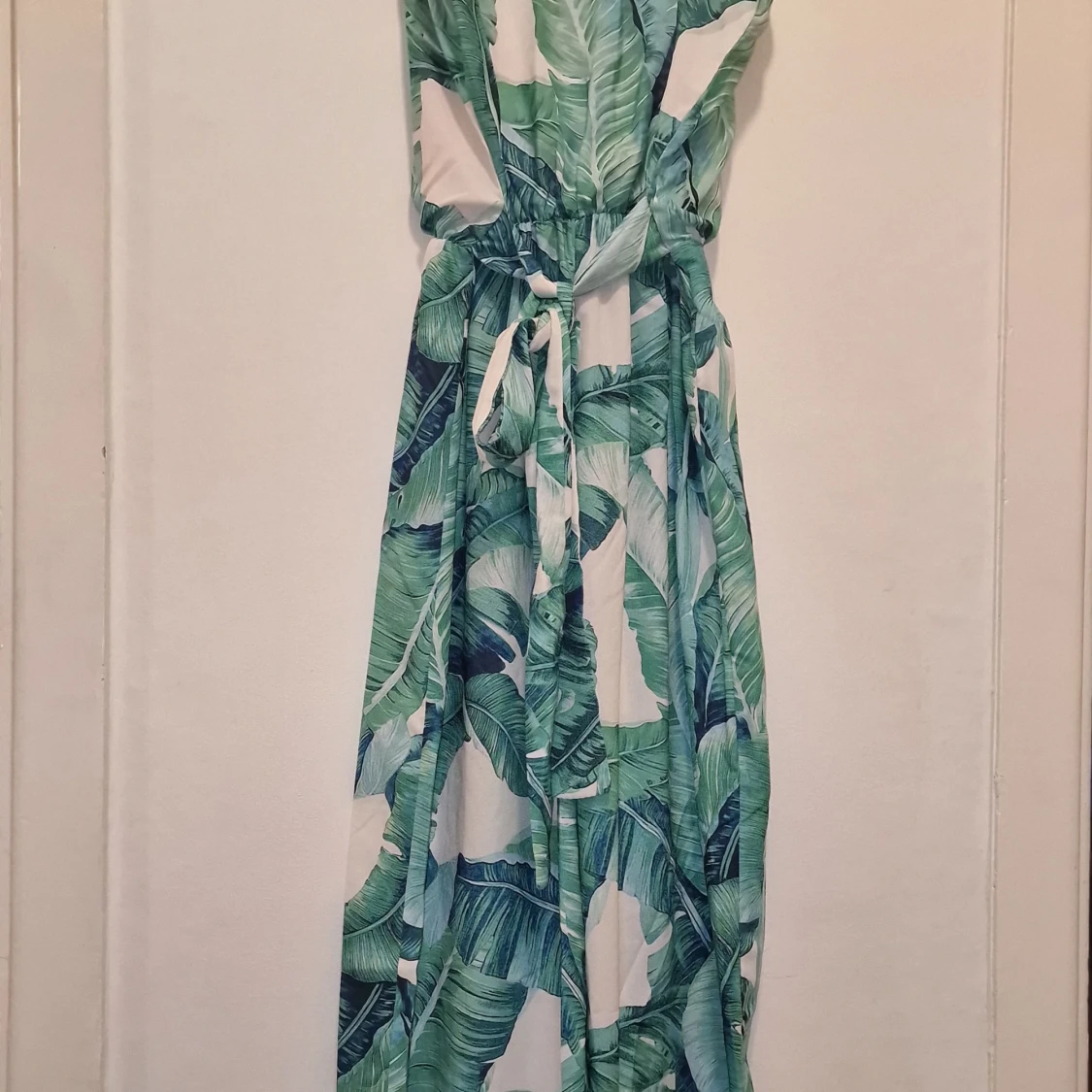 Grönmönstrad jumpsuit - 1