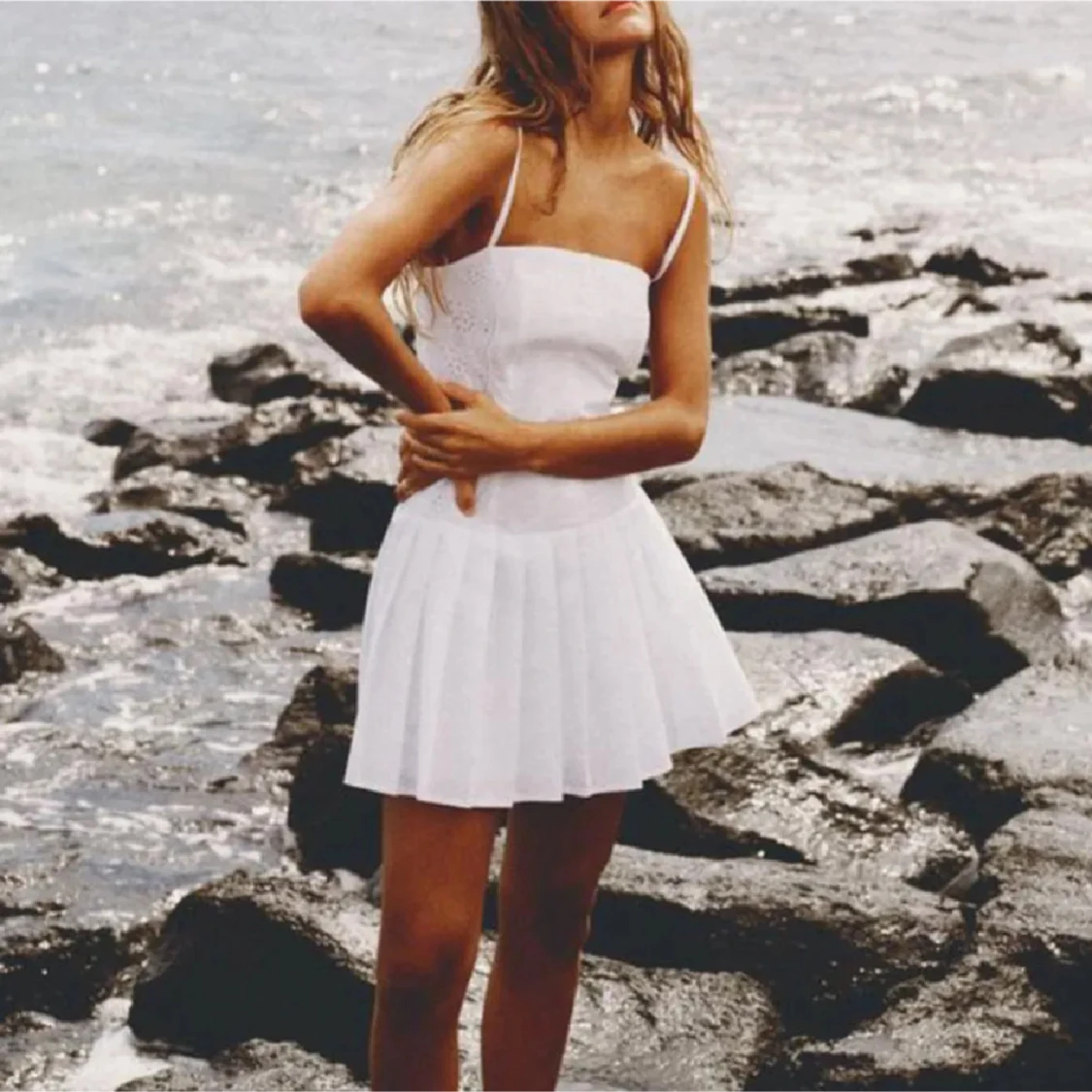 Vit klänning från Zara