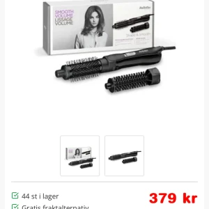 BaByliss Shape & Smooth Volymborste - BaByliss Shape & Smooth volymborste för smidig styling och volym. Inkluderar två utbytbara borsthuvuden för olika stylingalternativ. Perfekt för att skapa en slät och voluminös look. ”Blowout look”