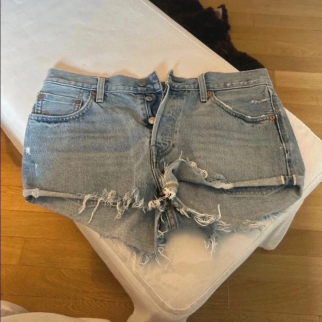 Blå jeansshorts från Levi's - 1