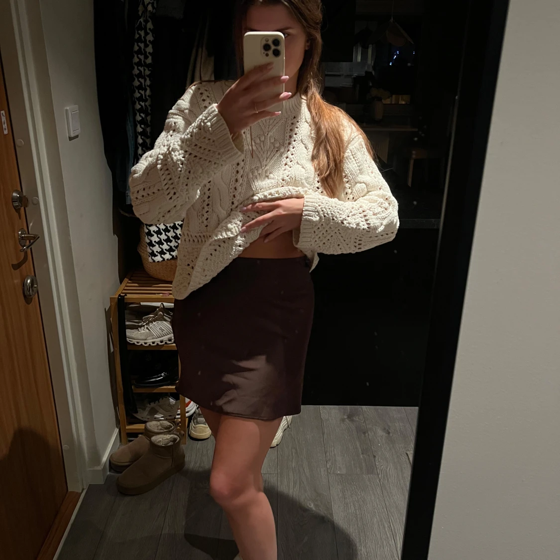 Brun kjol från BikBok