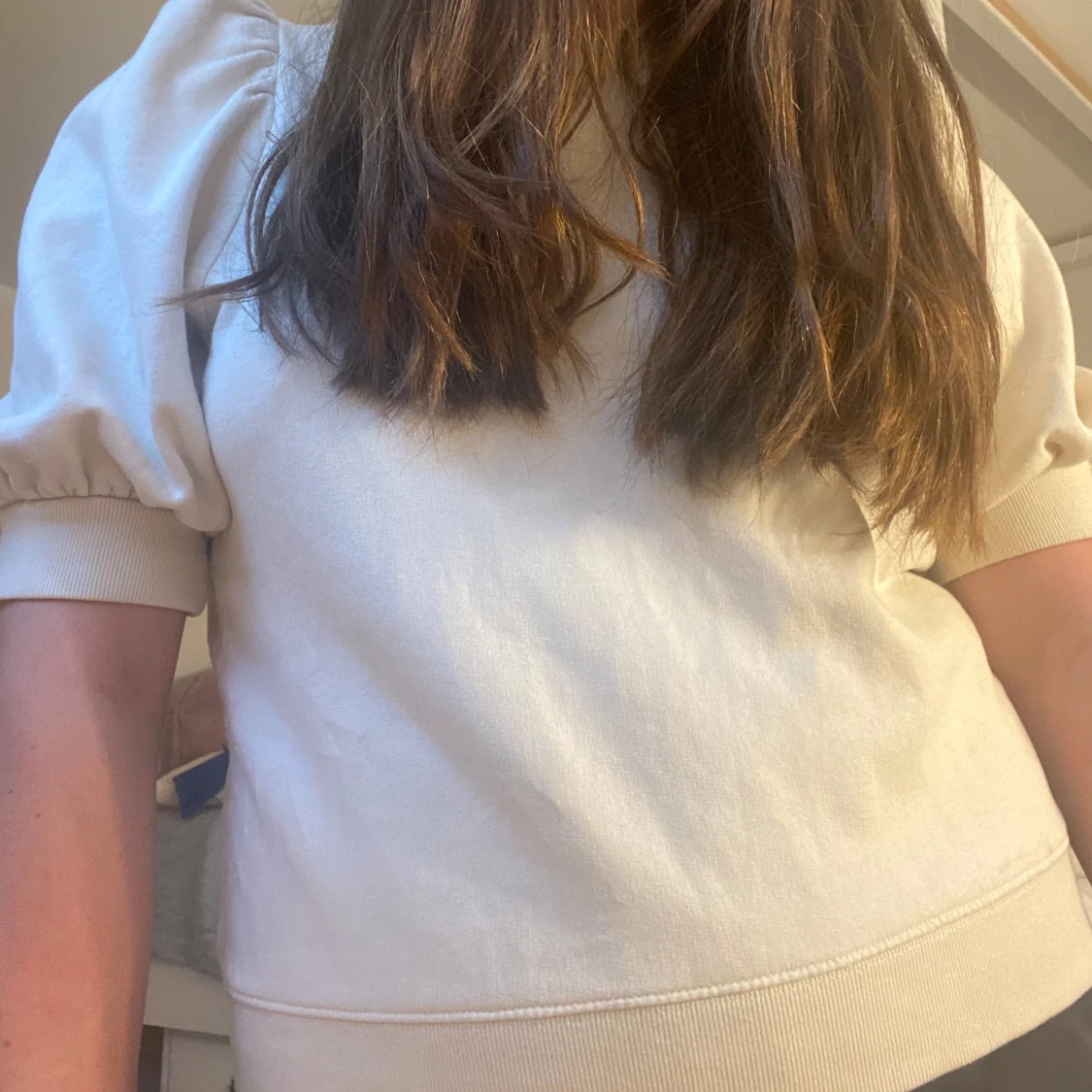 Beige kortärmad topp💞