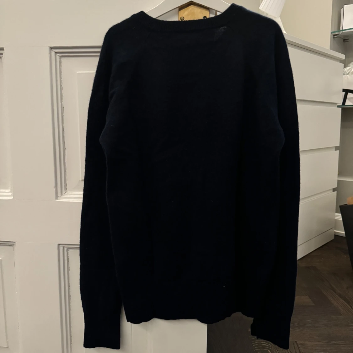 Marinblå soft goat tröja - 90