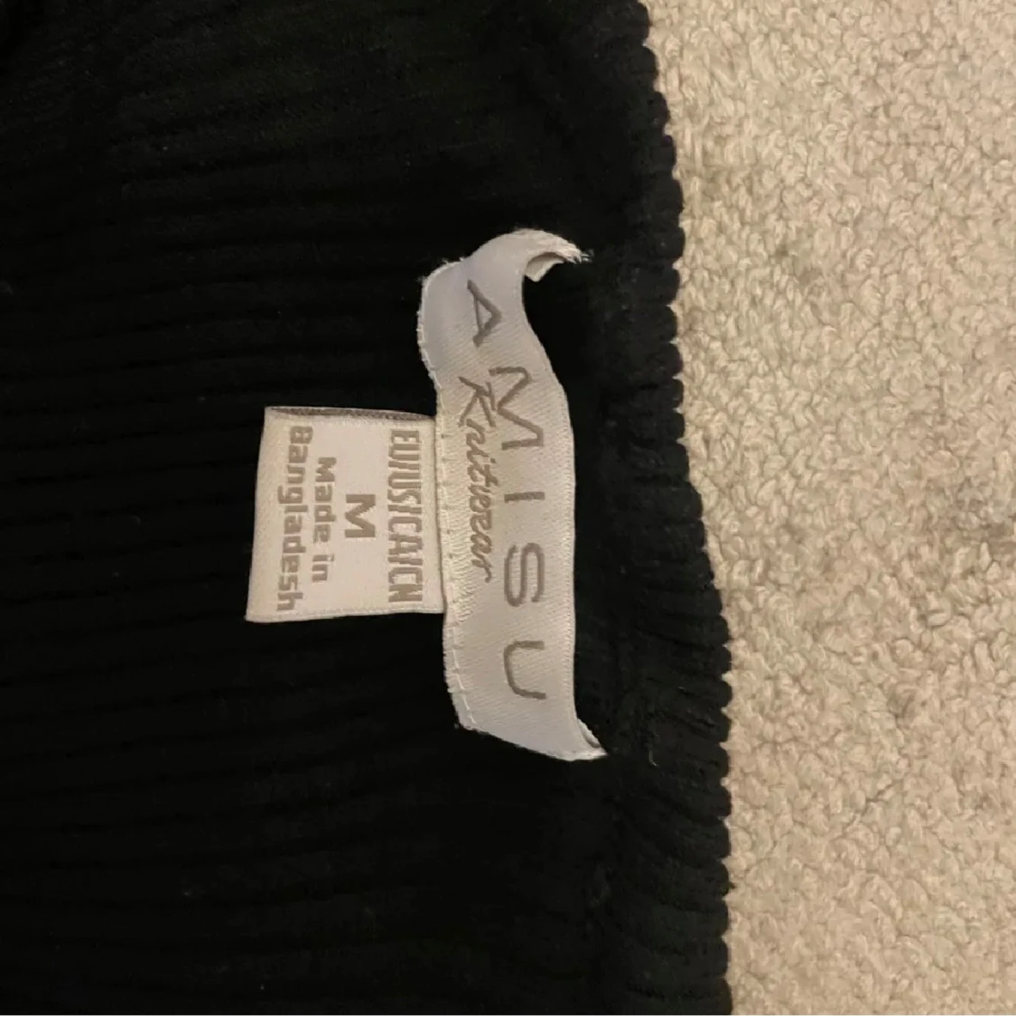 Svart offshoulder tröja - 93